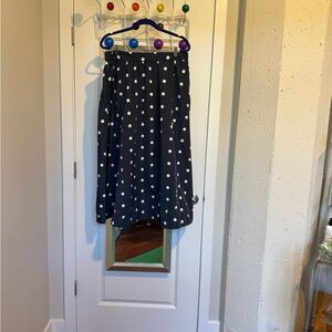 NWT Old Navy Skirt Set, Navy Polka Dot, L/XL